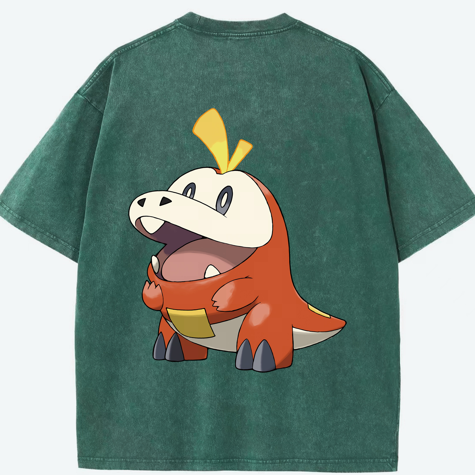 （画像用） ポケットモンスター Pokémon 綿100% ヴィンテージ風 半袖Tシャツ（背面プリント）